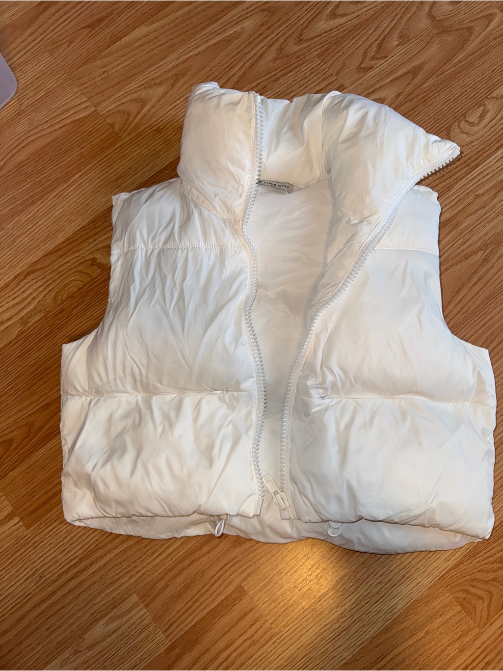 White Puffer Vest